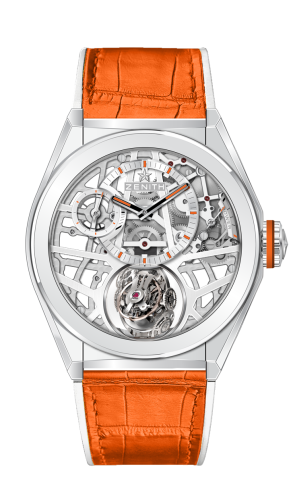 Zenith Defy Zero G Titanium / Skeleton / Alligator / Swizz Beatz : Ref Number 95.9001.8812/77.R591