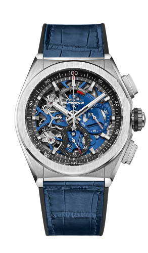 Zenith Defy El Primero 21 Titanium / Skeleton / Alligator : Ref Number 95.9002.9004/78.R584