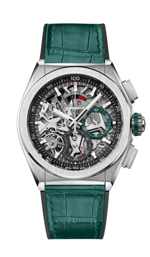 Zenith Defy El Primero 21 Titanium / Skeleton / Alligator / Vend̫me Limited Edition : Ref Number 95.9004.9004/78.R589
