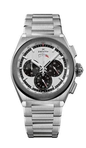 Zenith Defy El Primero 21 Titanium / Ceramic / Silver Panda / Bracelet : Ref Number 95.9005.9004/01.M9000