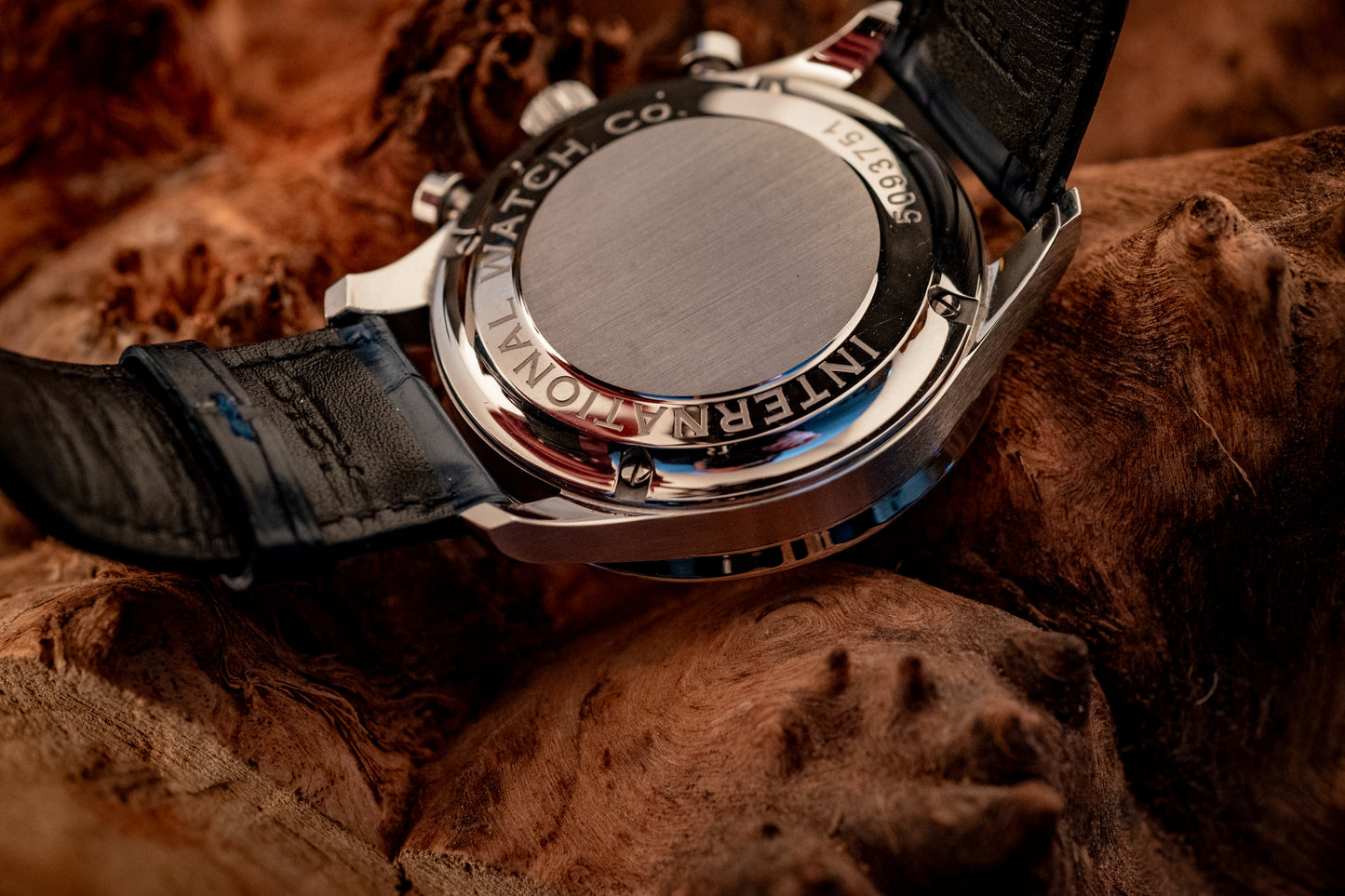 IWC Portuguese Chronograph Blue Strap Box And Papers Ref IW371446