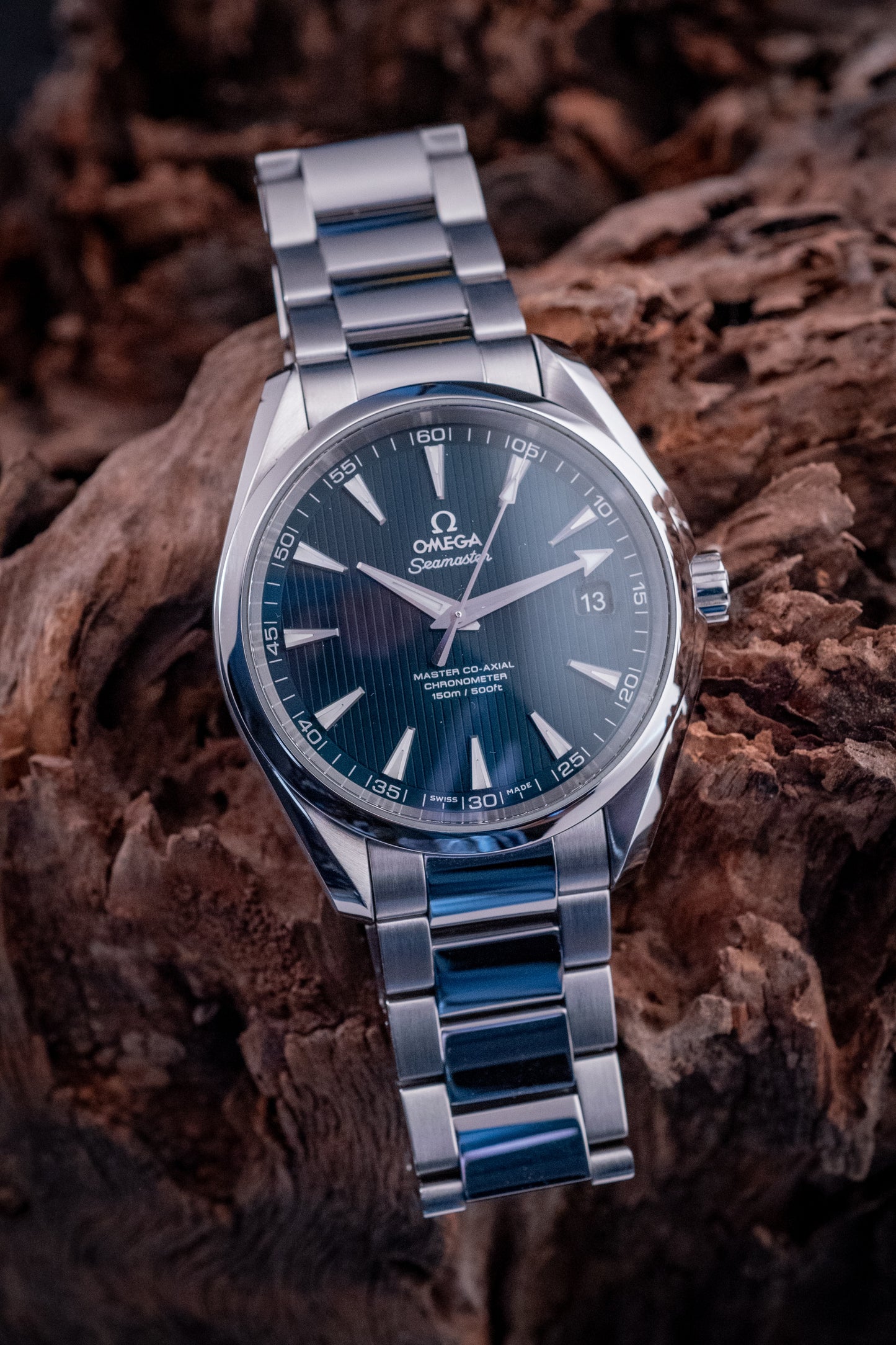 Omega Seamaster Aqua Terra 11/2023 Blue Dial Box And Papers Ref 231.10.42.21.03.003