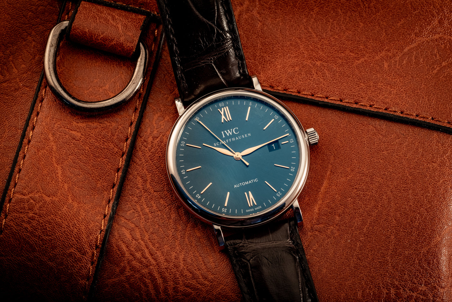 IWC Portofina Automatic 40MM Blue Dial 2025 Ref IW356523 Box And Papers