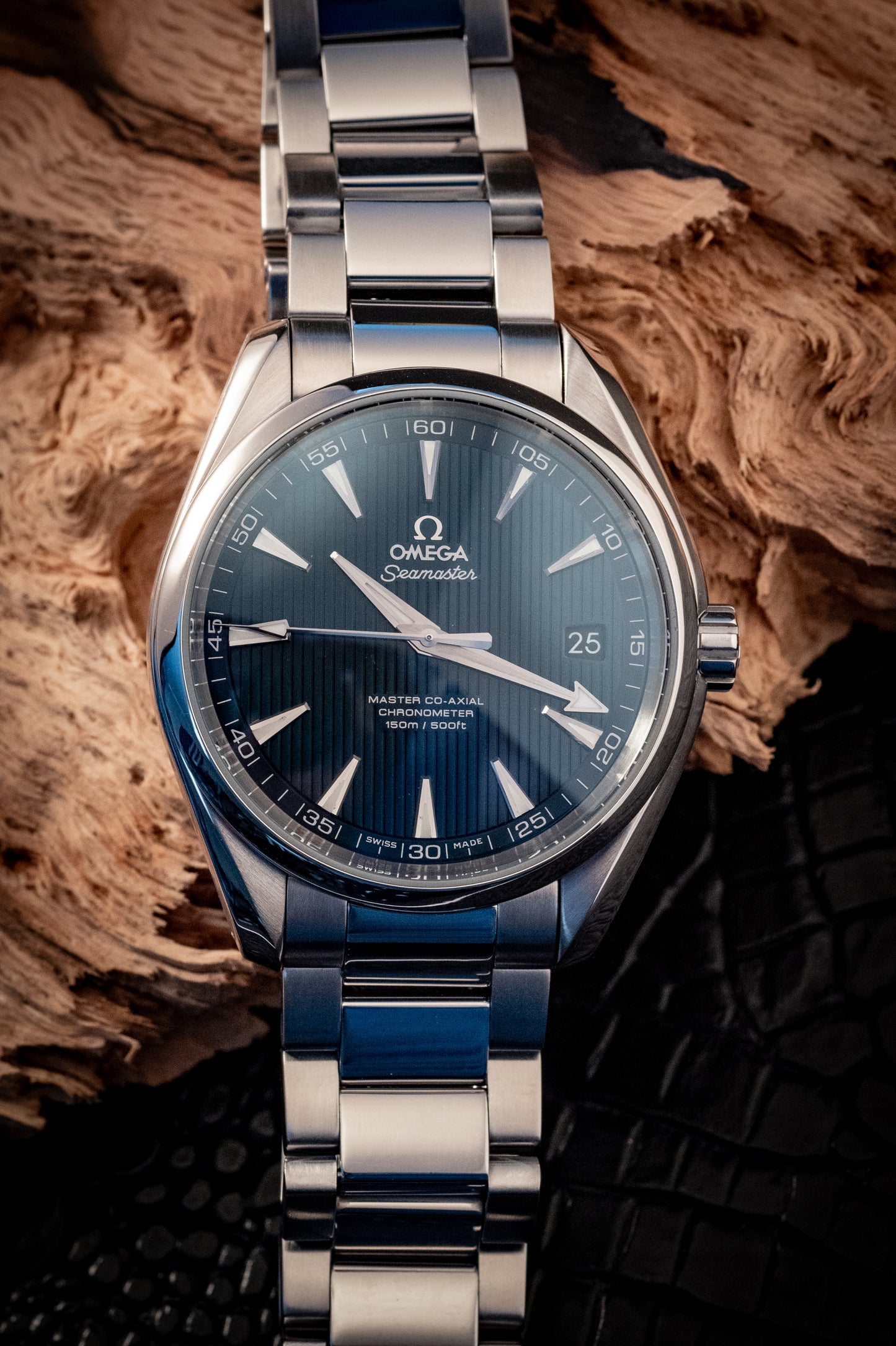 Omega Seamaster Aqua Terra 2021 Blue Dial Box And Papers Ref 231.10.42.21.03.003