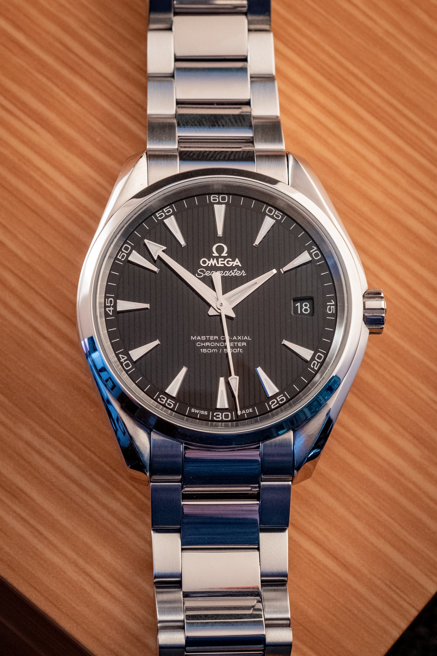 Omega 2021 Seamaster Aqua Terra Men's 42MM Stainless Steel Black Dial Ref 231.10.42.21.01.003