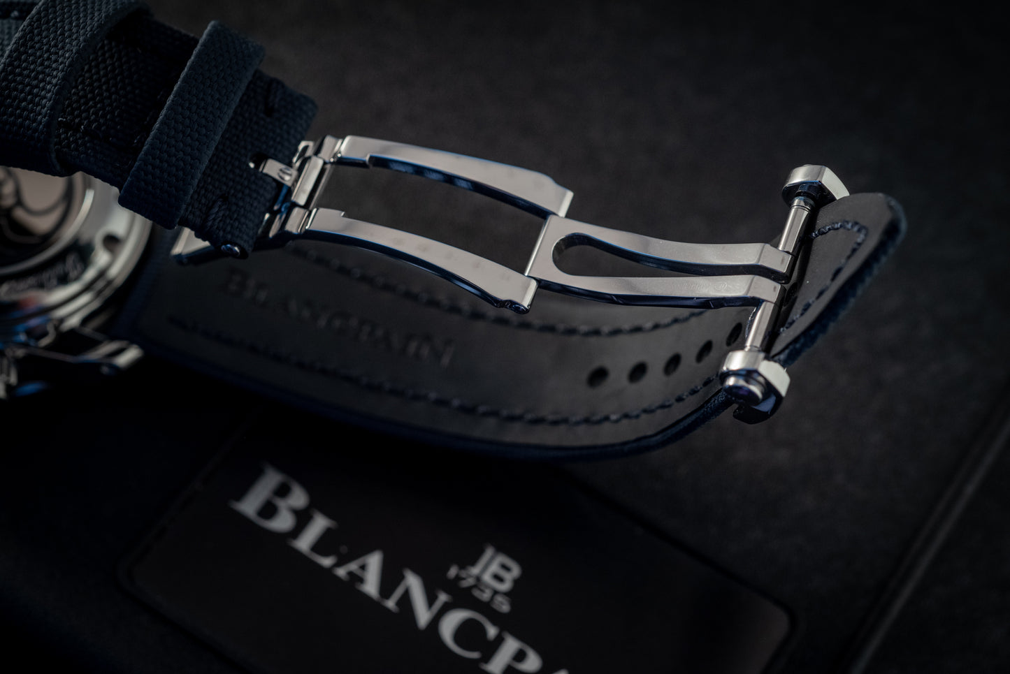 Blancpain Fifty Fathoms Blue Dial Box And Papers MSRP $32,300 2023 Service Papers Ref 5066f-1140-52b