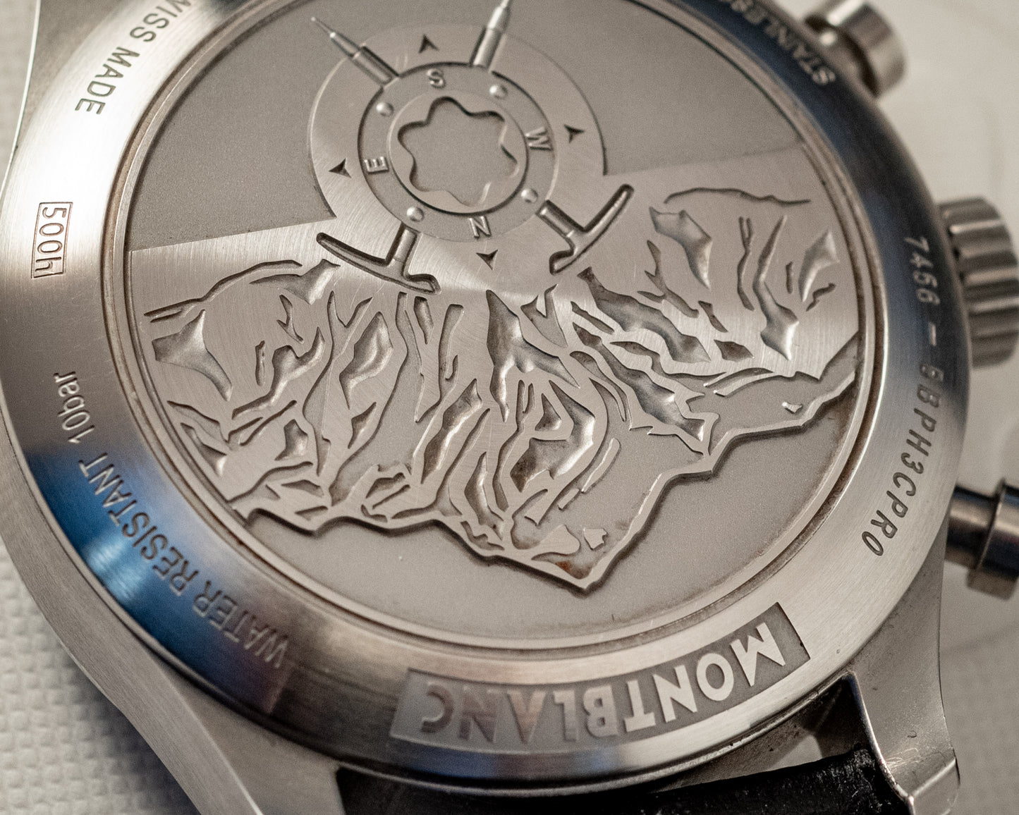 Montblanc 1858 AUTOMATIC CHRONOGRAPH 2023 Box And Papers Extra Strap Ref MB117835