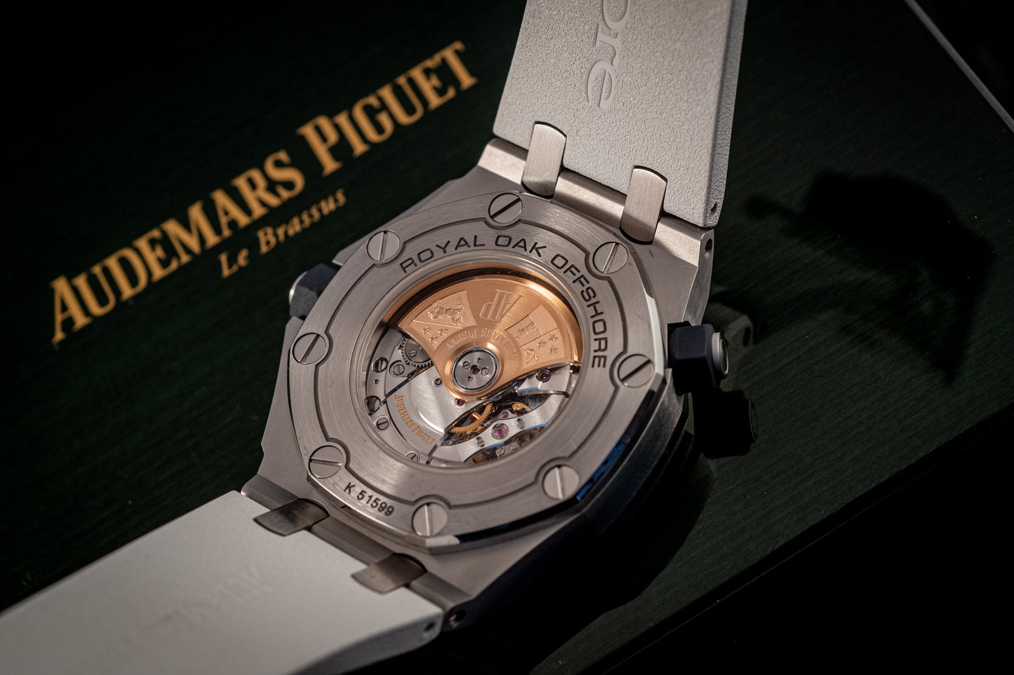 Audemars Piguet Royal Oak Offshore Diver White Dial Additional Blue Strap Box And Papers Ref 15710ST.OO.A010CA.01