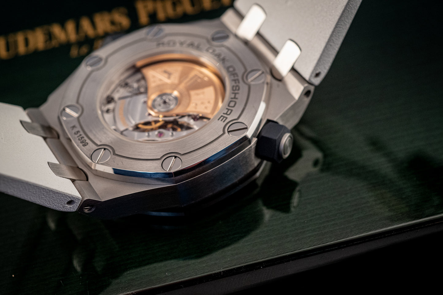 Audemars Piguet Royal Oak Offshore Diver White Dial Additional Blue Strap Box And Papers Ref 15710ST.OO.A010CA.01