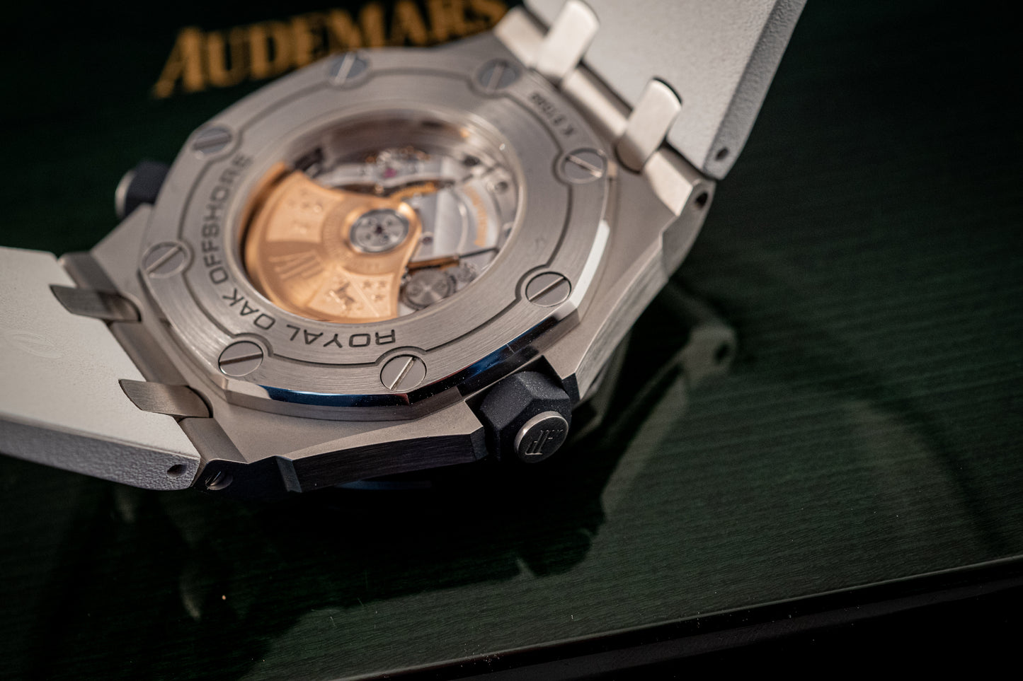 Audemars Piguet Royal Oak Offshore Diver White Dial Additional Blue Strap Box And Papers Ref 15710ST.OO.A010CA.01