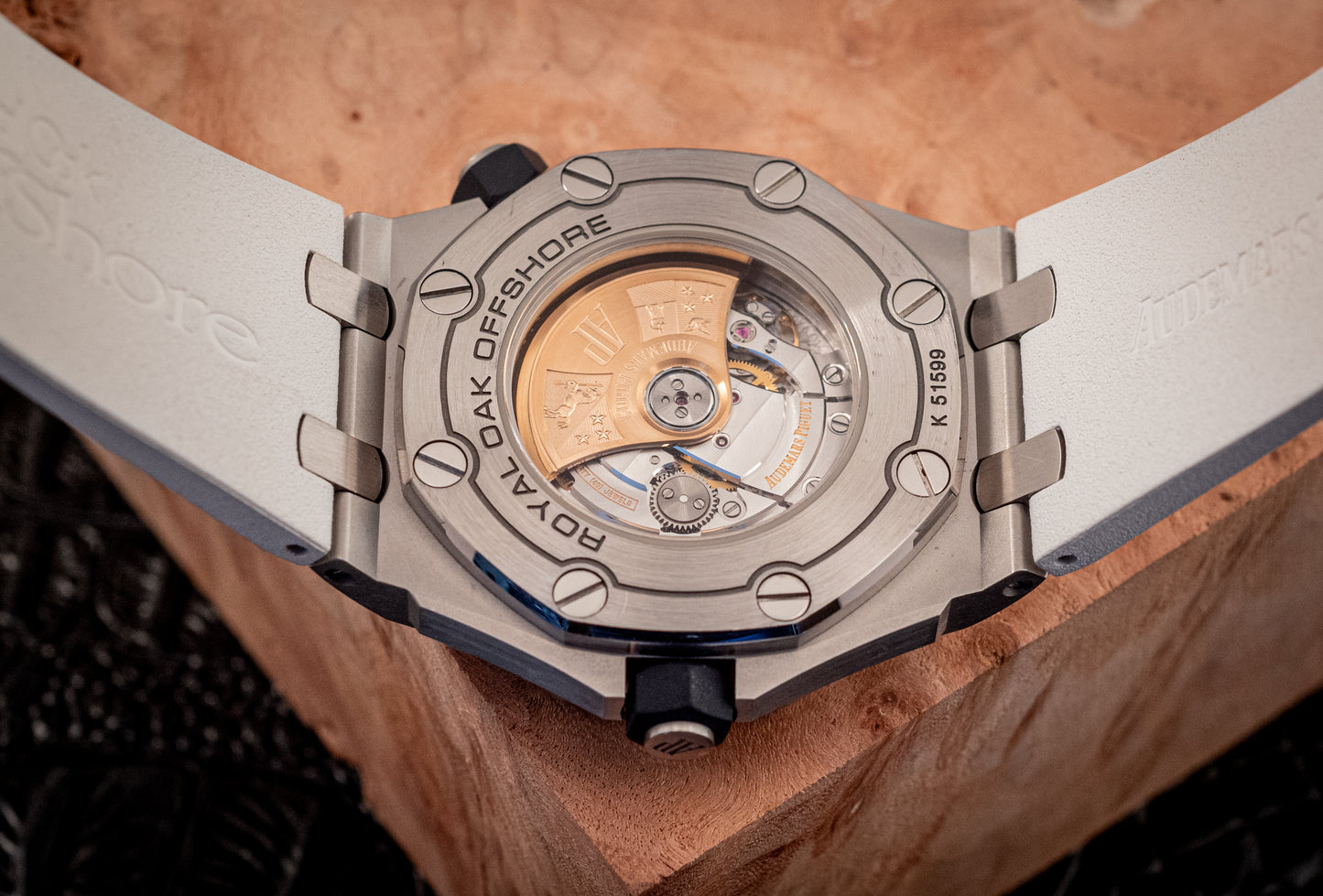 Audemars Piguet Royal Oak Offshore Diver White Dial Additional Blue Strap Box And Papers Ref 15710ST.OO.A010CA.01