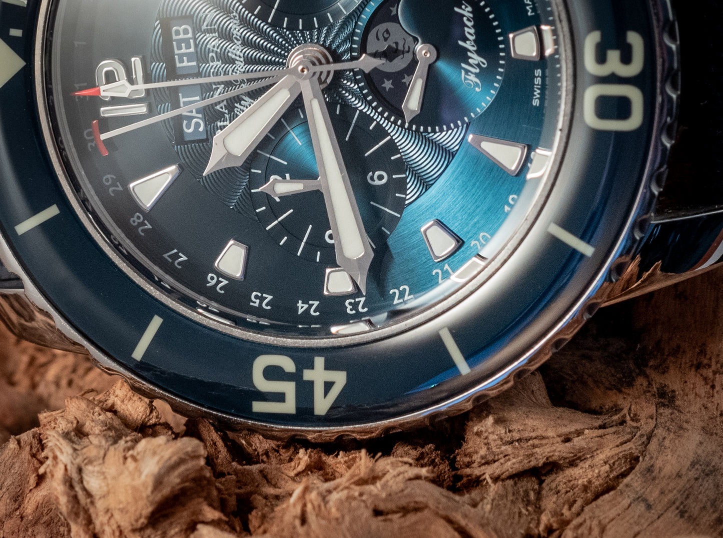 Blancpain Fifty Fathoms Blue Dial Box And Papers MSRP $32,300 2023 Service Papers Ref 5066f-1140-52b