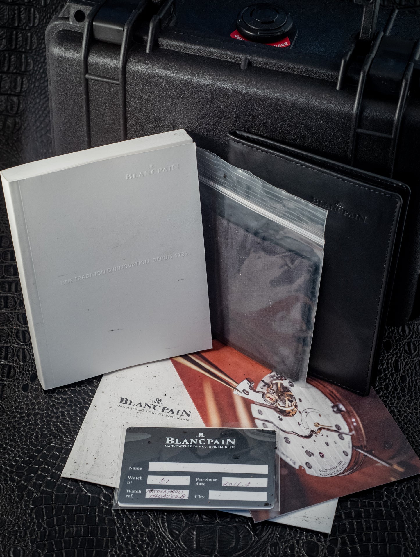 Blancpain Fifty Fathoms Blue Dial Box And Papers MSRP $32,300 2023 Service Papers Ref 5066f-1140-52b