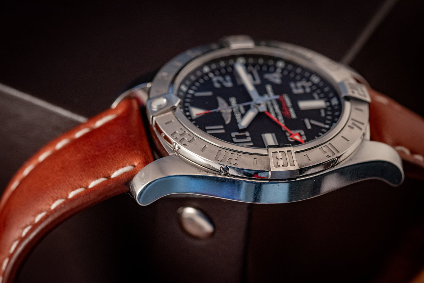Breitling Avenger II GMT 43 Leather Strap Ref A3239011/BC34 Box And Papers