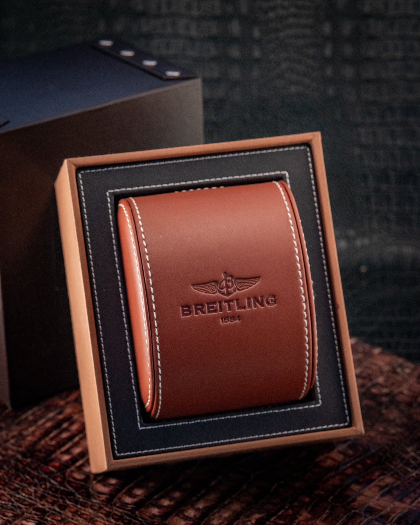 Breitling Avenger II GMT 43 Leather Strap Ref A3239011/BC34 Box And Papers