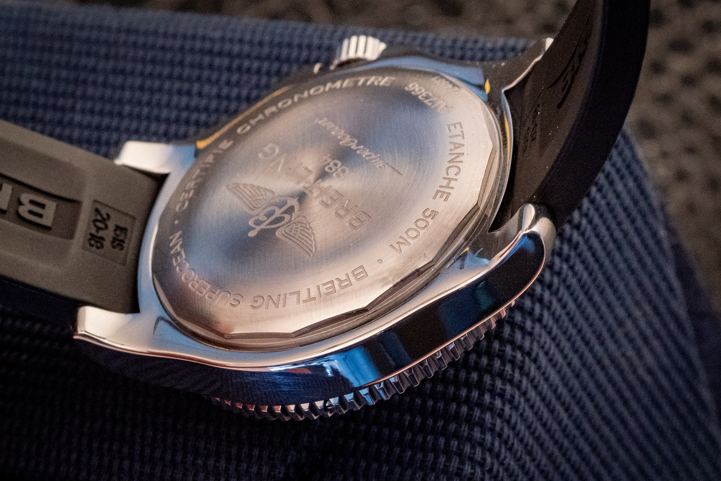 Breitling Superocean 42mm 2022 Service Paperwork Box And Papers Travel Pouch Ref A17366021B1S2