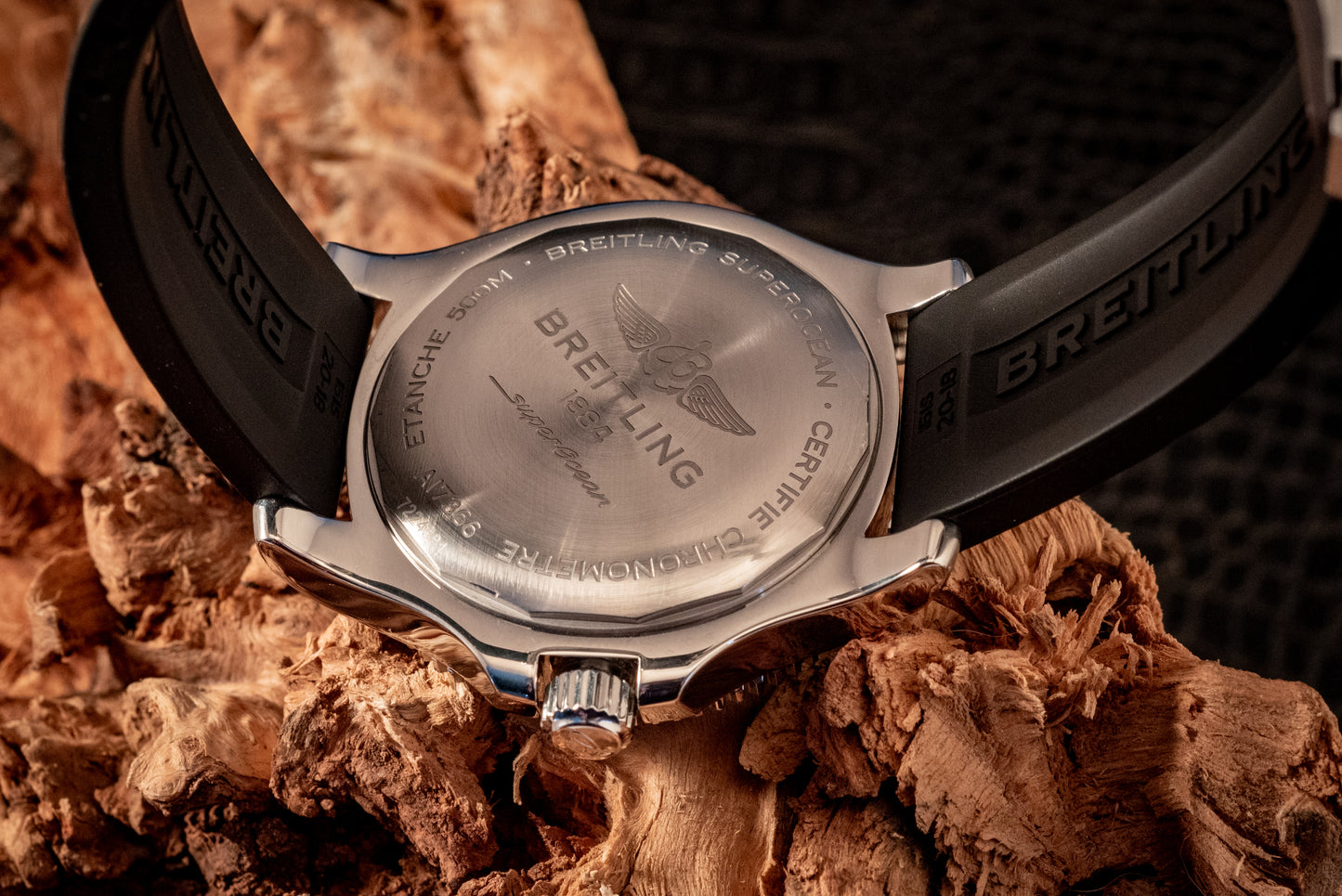 Breitling Superocean 42mm 2022 Service Paperwork Box And Papers Travel Pouch Ref A17366021B1S2