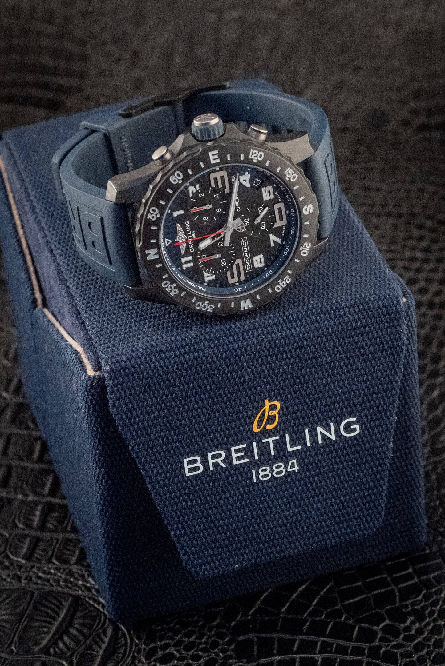 Breitling Endurance Pro 44MM Dark Blue Box And Papers Ref X82310D51B1S1