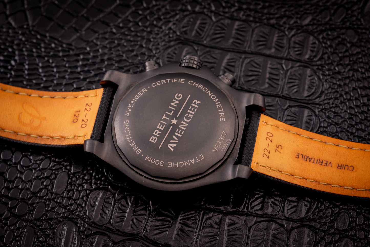Breitling Avenger Night Mission Chronograph 45MM Ref V13317101B1X2 Box And Papers