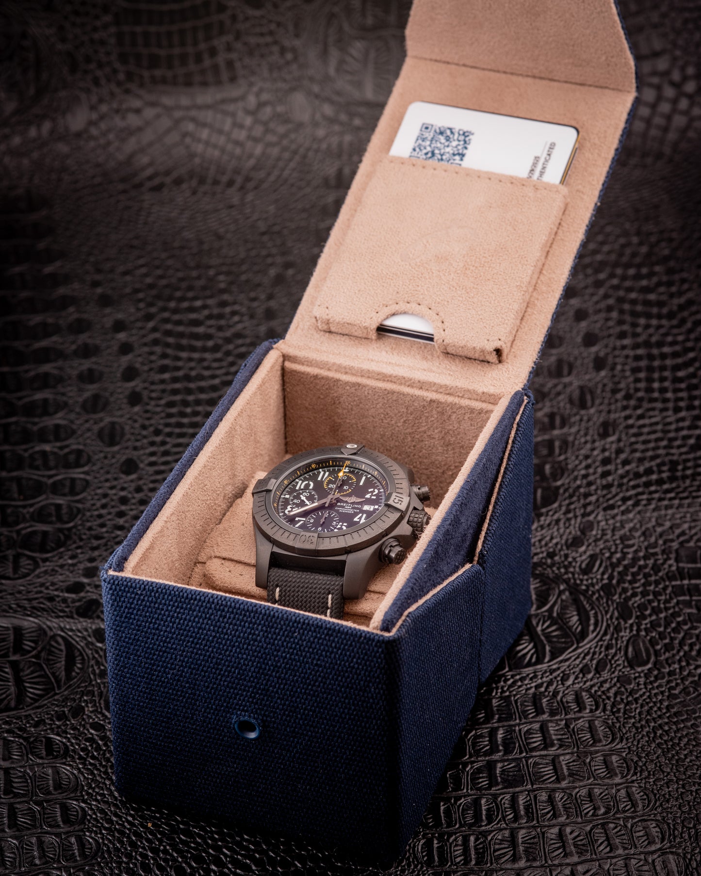 Breitling Avenger Night Mission Chronograph 45MM Ref V13317101B1X2 Box And Papers