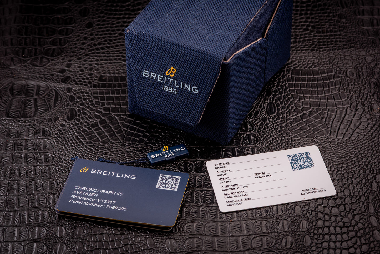 Breitling Avenger Night Mission Chronograph 45MM Ref V13317101B1X2 Box And Papers
