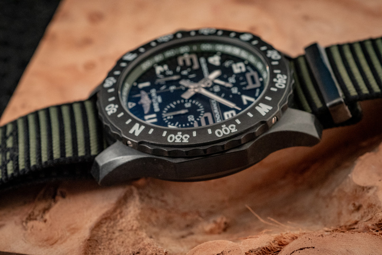 Breitling Endurance Pro Kelly Green 44MM Slater Strap 2022 Box And Papers Ref X82310