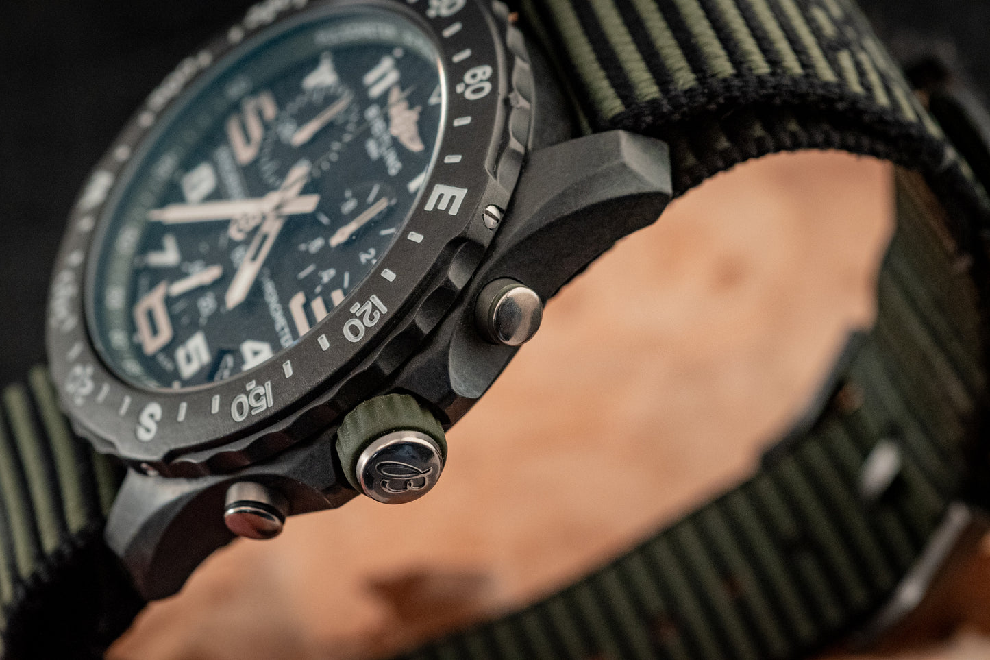 Breitling Endurance Pro Kelly Green 44MM Slater Strap 2022 Box And Papers Ref X82310