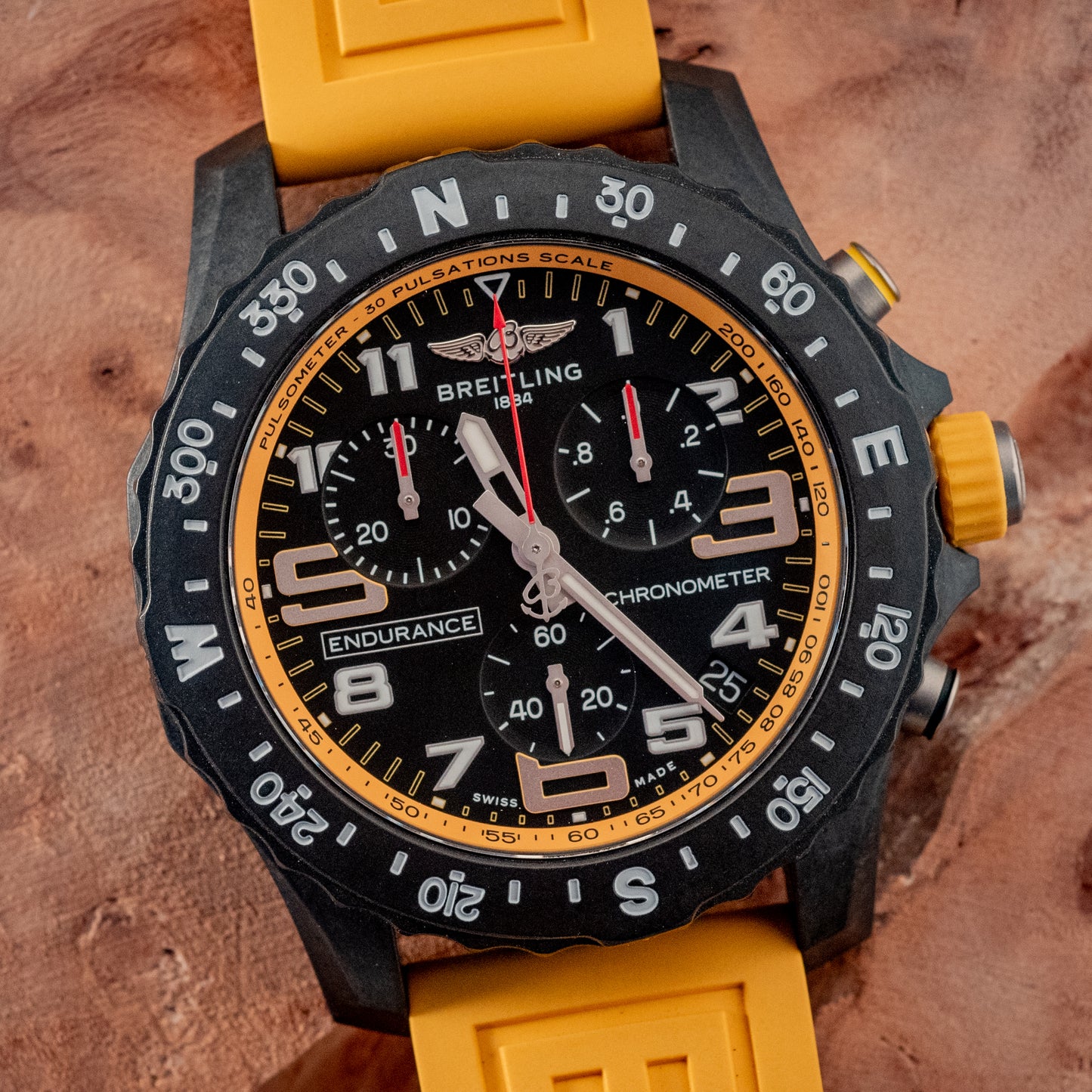 Breitling 2022 Endurance Pro 44MM Yellow Box And Papers Ref X82310A41B1S1