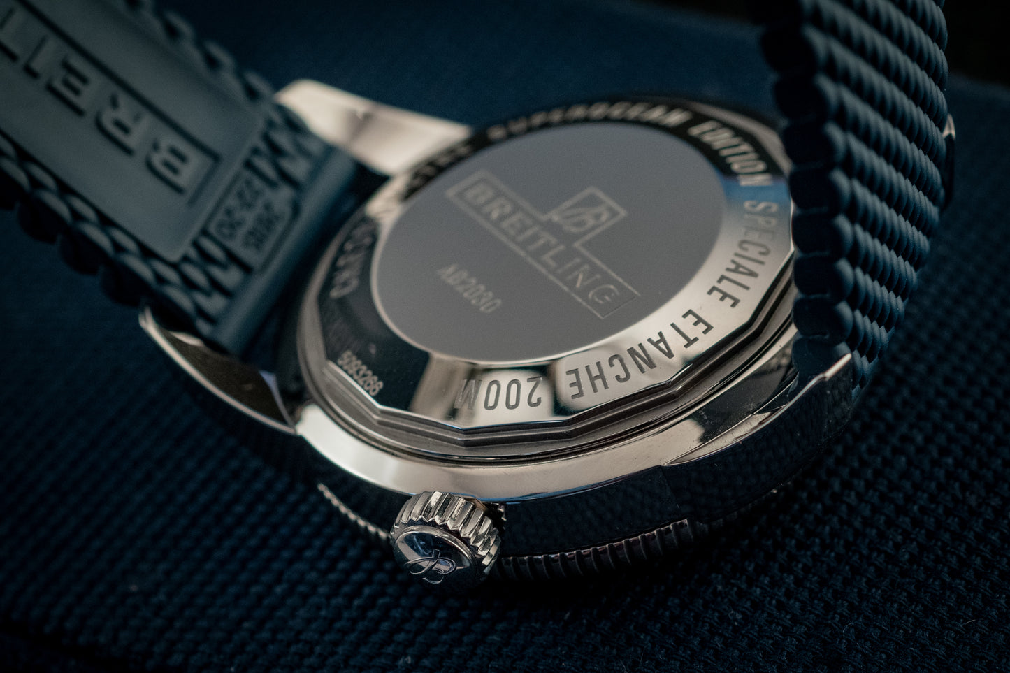 Breitling Breitling Superocean Heritage II 44mm Blue Dial Automatic Ref AB2030161C1S1 Box And Papers