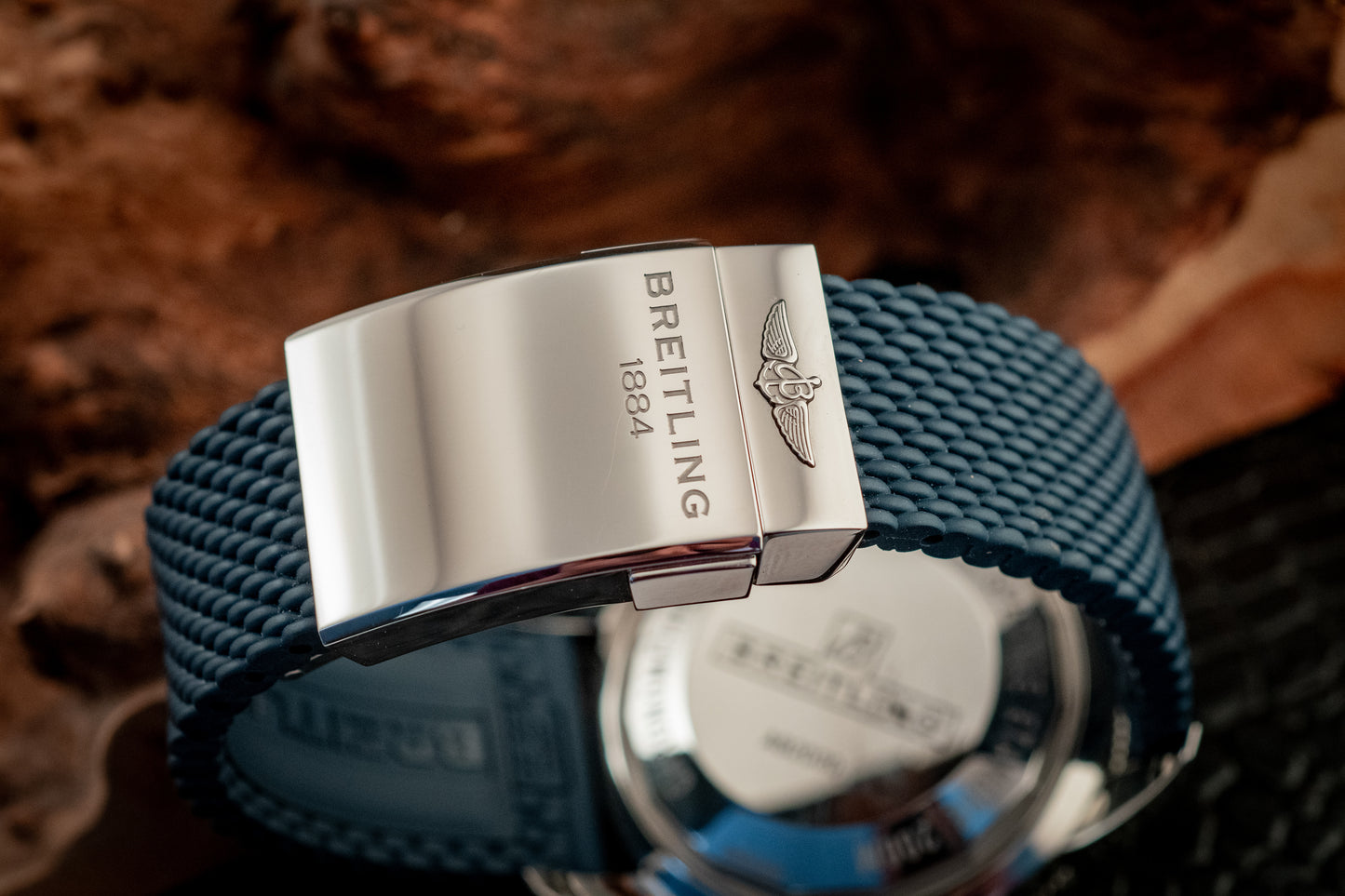 Breitling Breitling Superocean Heritage II 44mm Blue Dial Automatic Ref AB2030161C1S1 Box And Papers