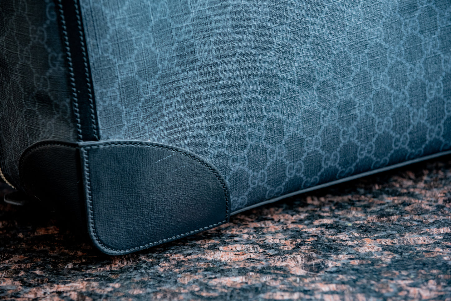 Gucci Black Medium Duffle Bag With Strap And Purchase Receipt Current MSRP Over $2500!