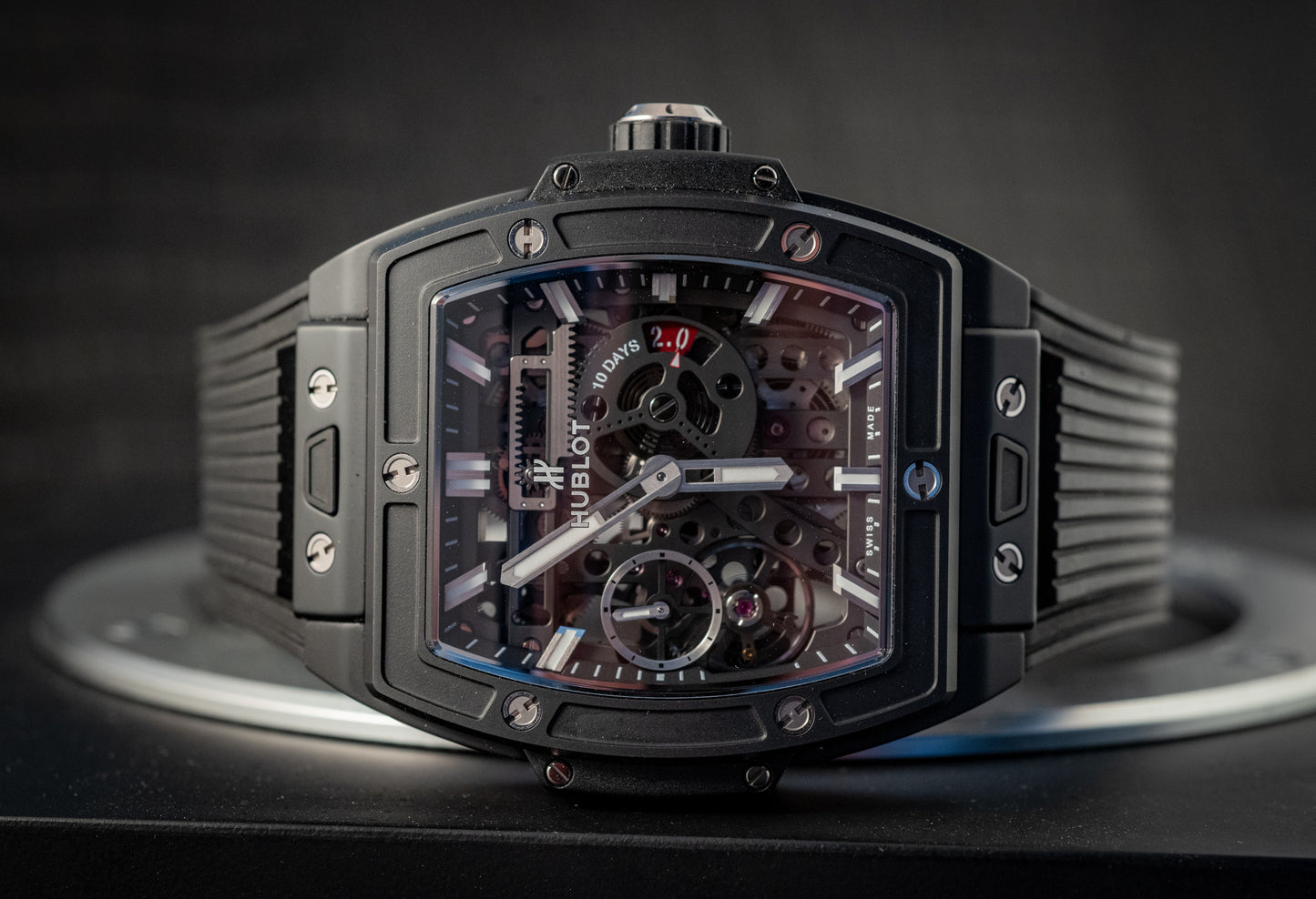 Hublot 2025 Spirit of Big Bang Meca-10 MSRP $31,200 Box And Papers Ref 614.CI.1170.RX