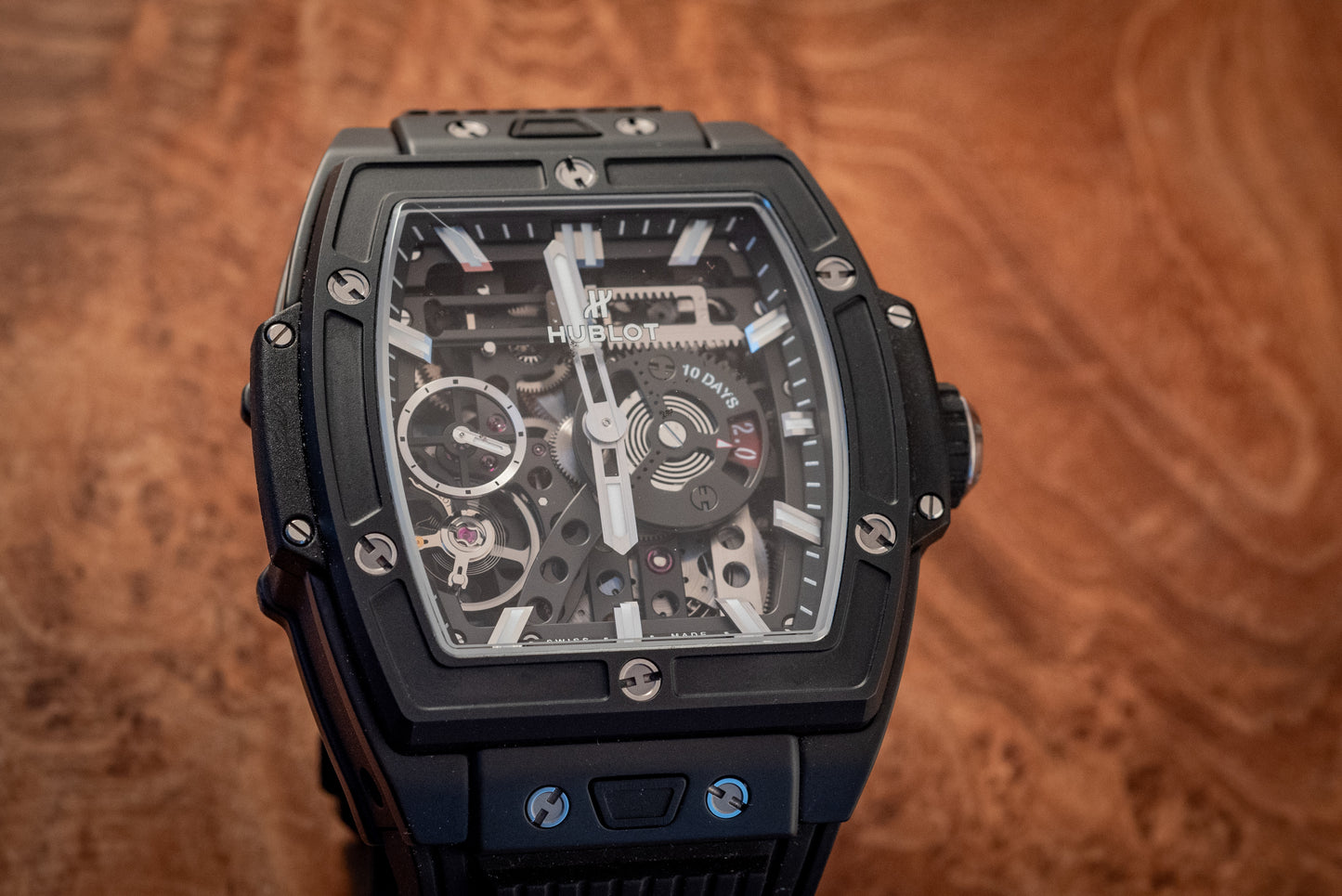 Hublot 2025 Spirit of Big Bang Meca-10 MSRP $31,200 Box And Papers Ref 614.CI.1170.RX