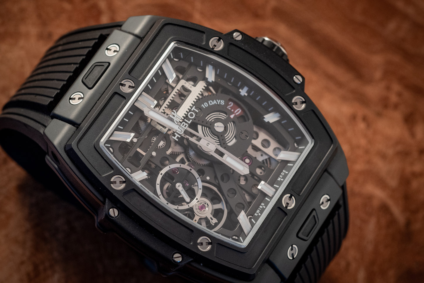 Hublot 2025 Spirit of Big Bang Meca-10 MSRP $31,200 Box And Papers Ref 614.CI.1170.RX