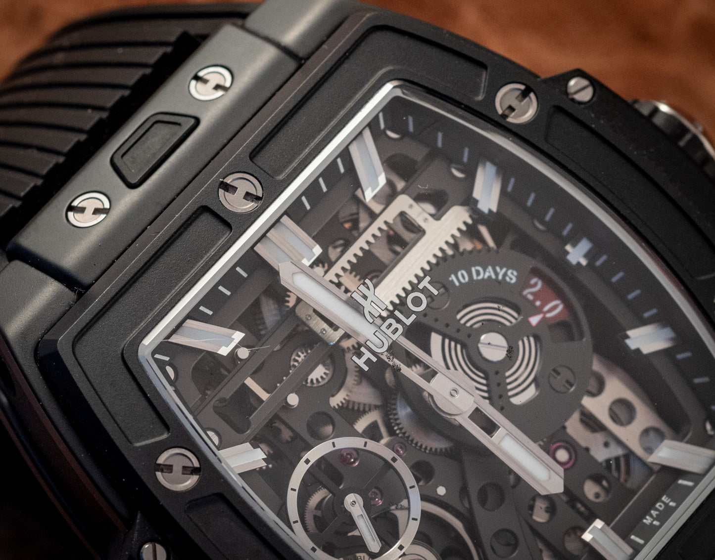 Hublot 2025 Spirit of Big Bang Meca-10 MSRP $31,200 Box And Papers Ref 614.CI.1170.RX