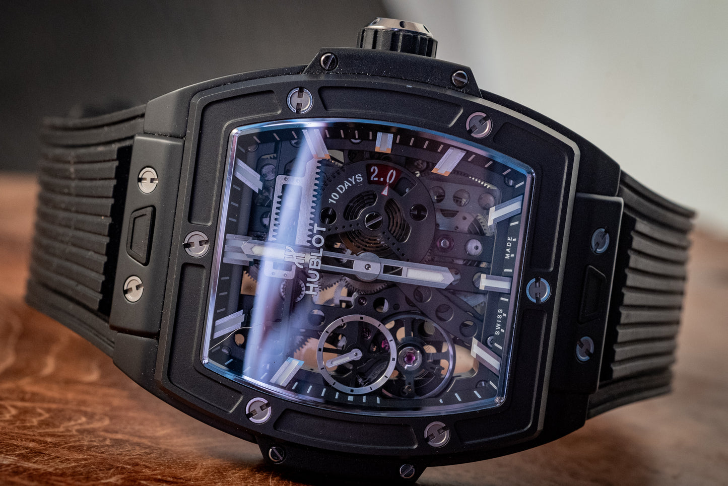 Hublot 2025 Spirit of Big Bang Meca-10 MSRP $31,200 Box And Papers Ref 614.CI.1170.RX