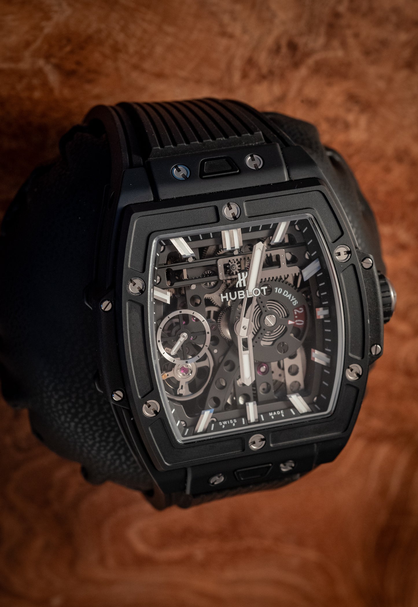 Hublot 2025 Spirit of Big Bang Meca-10 MSRP $31,200 Box And Papers Ref 614.CI.1170.RX