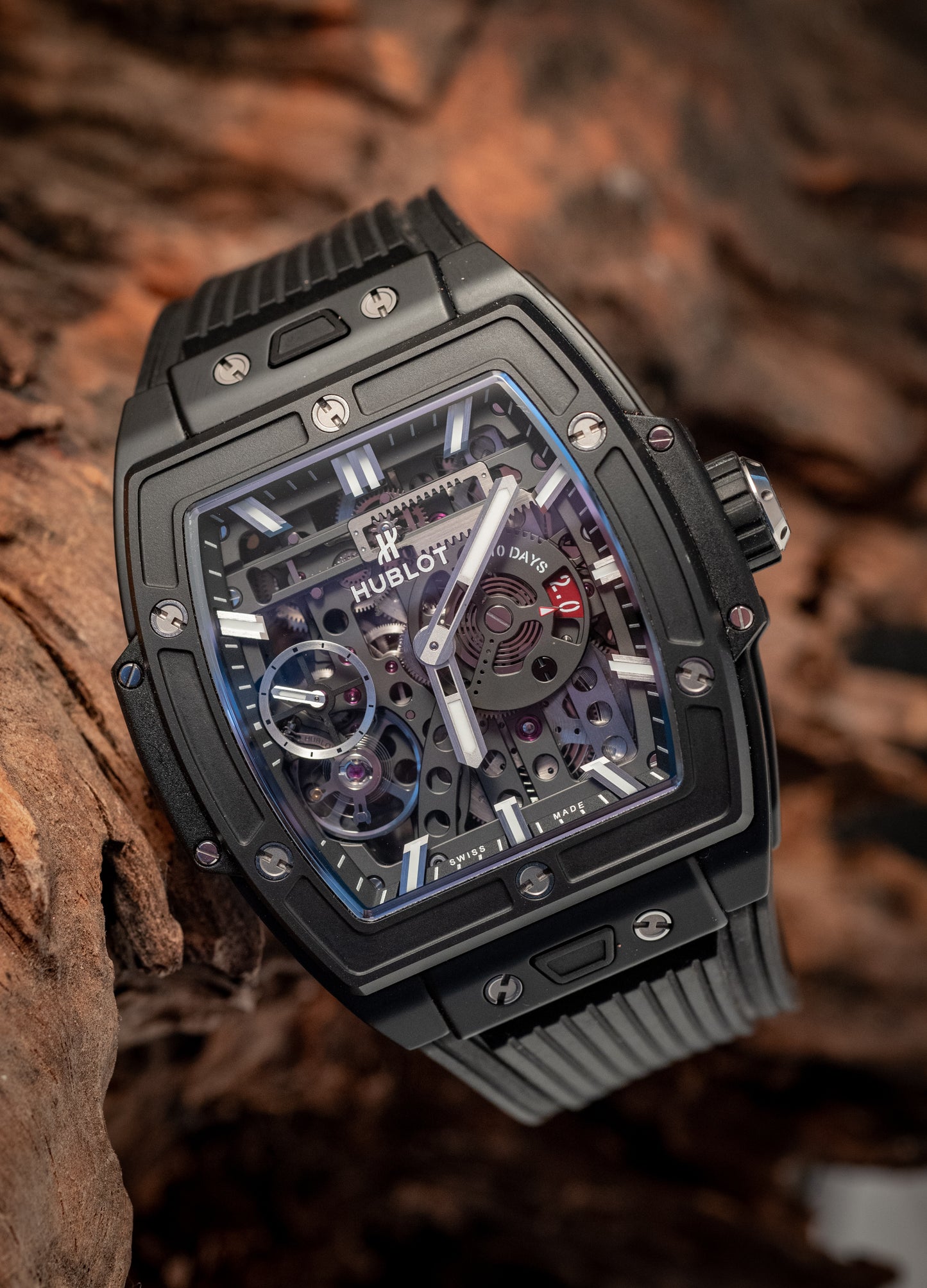 Hublot 2025 Spirit of Big Bang Meca-10 MSRP $31,200 Box And Papers Ref 614.CI.1170.RX