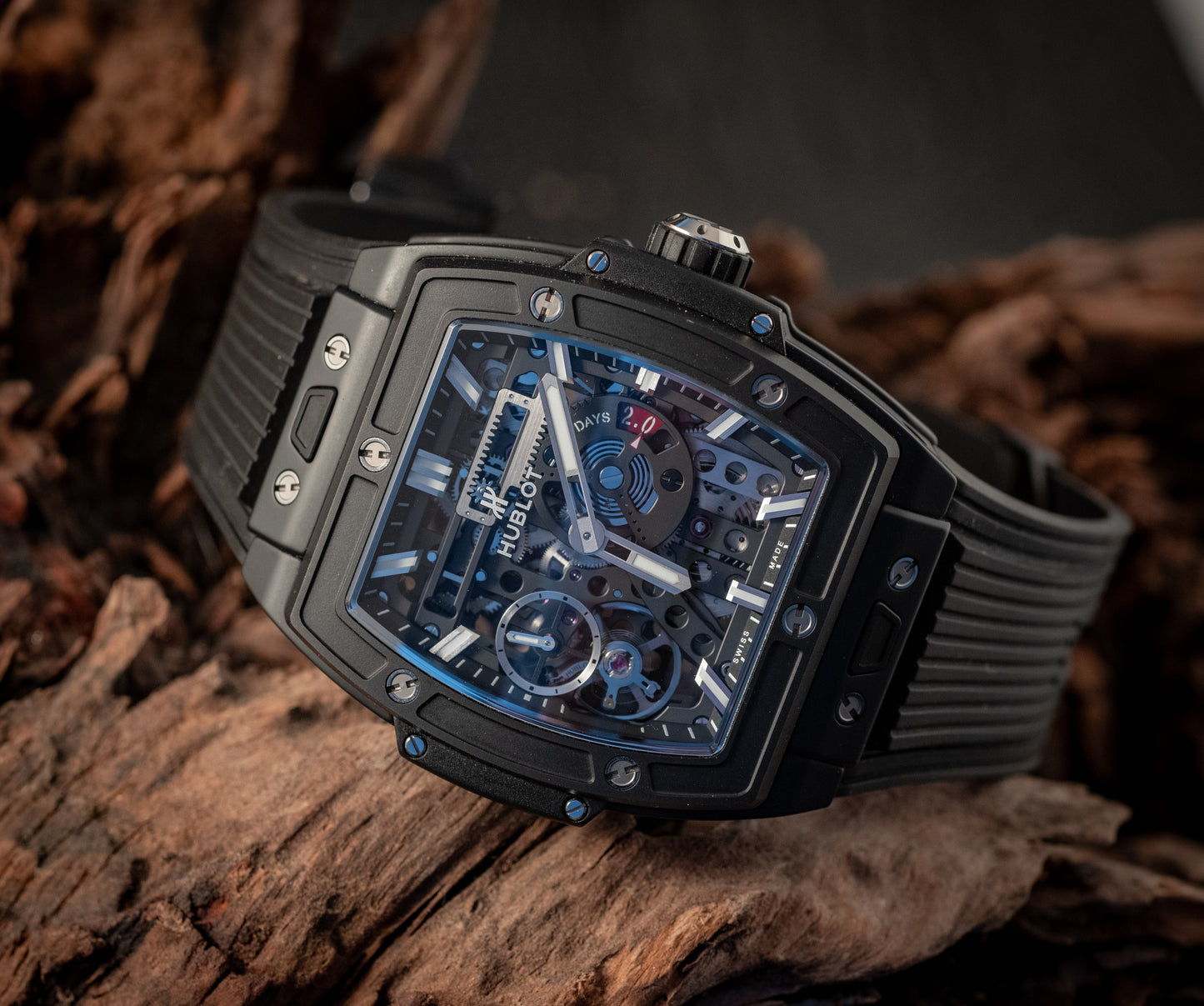 Hublot 2025 Spirit of Big Bang Meca-10 MSRP $31,200 Box And Papers Ref 614.CI.1170.RX