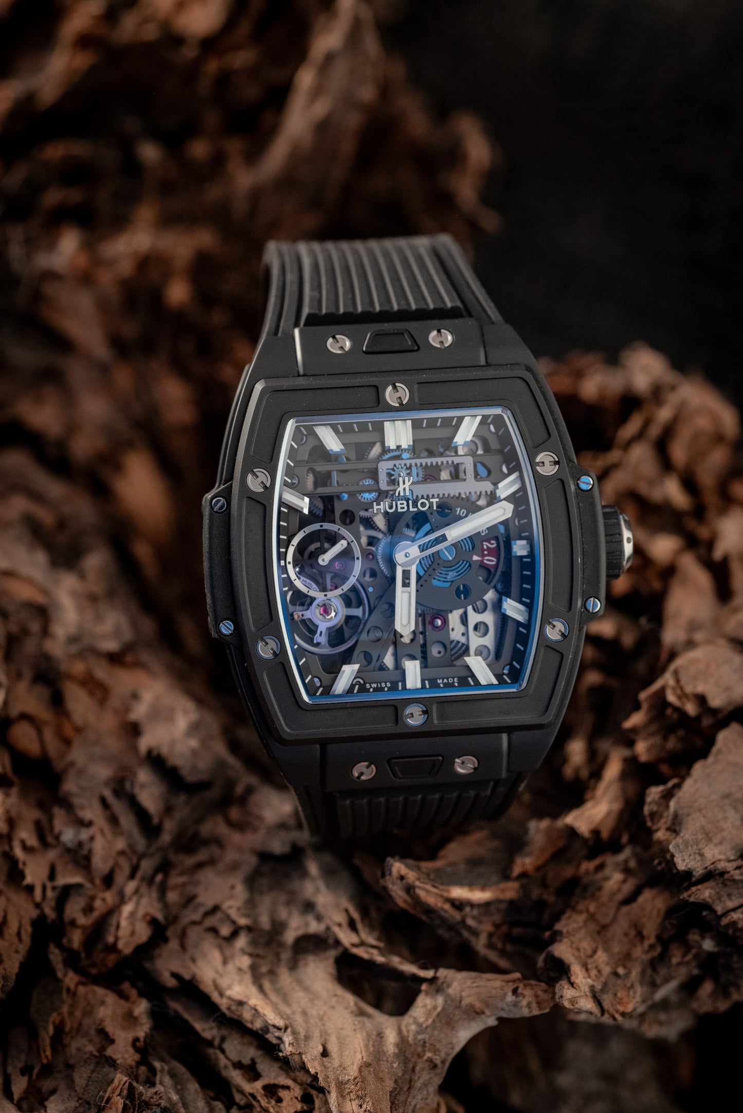 Hublot 2025 Spirit of Big Bang Meca-10 MSRP $31,200 Box And Papers Ref 614.CI.1170.RX