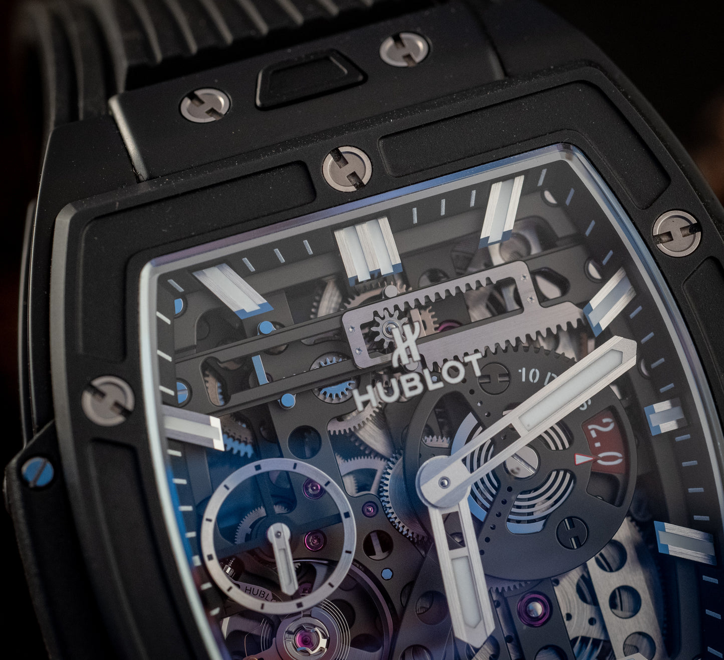 Hublot 2025 Spirit of Big Bang Meca-10 MSRP $31,200 Box And Papers Ref 614.CI.1170.RX