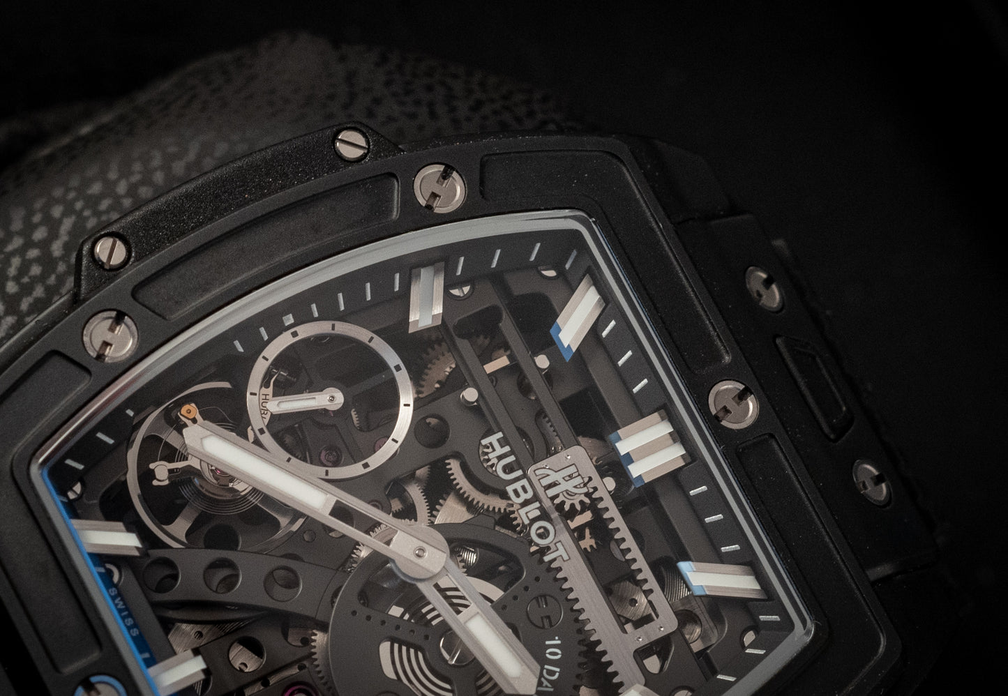 Hublot 2025 Spirit of Big Bang Meca-10 MSRP $31,200 Box And Papers Ref 614.CI.1170.RX