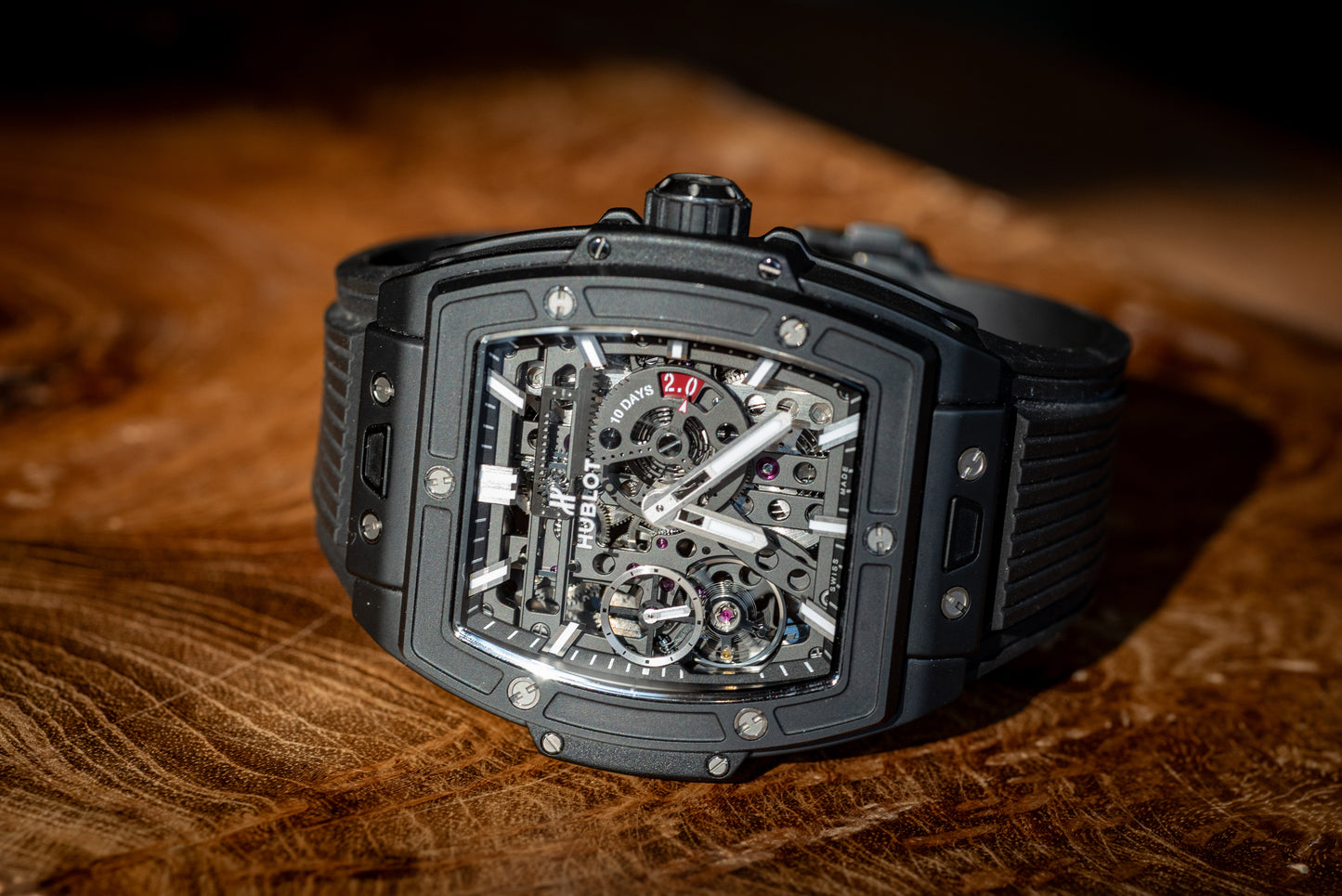 Hublot 2025 Spirit of Big Bang Meca-10 MSRP $31,200 Box And Papers Ref 614.CI.1170.RX