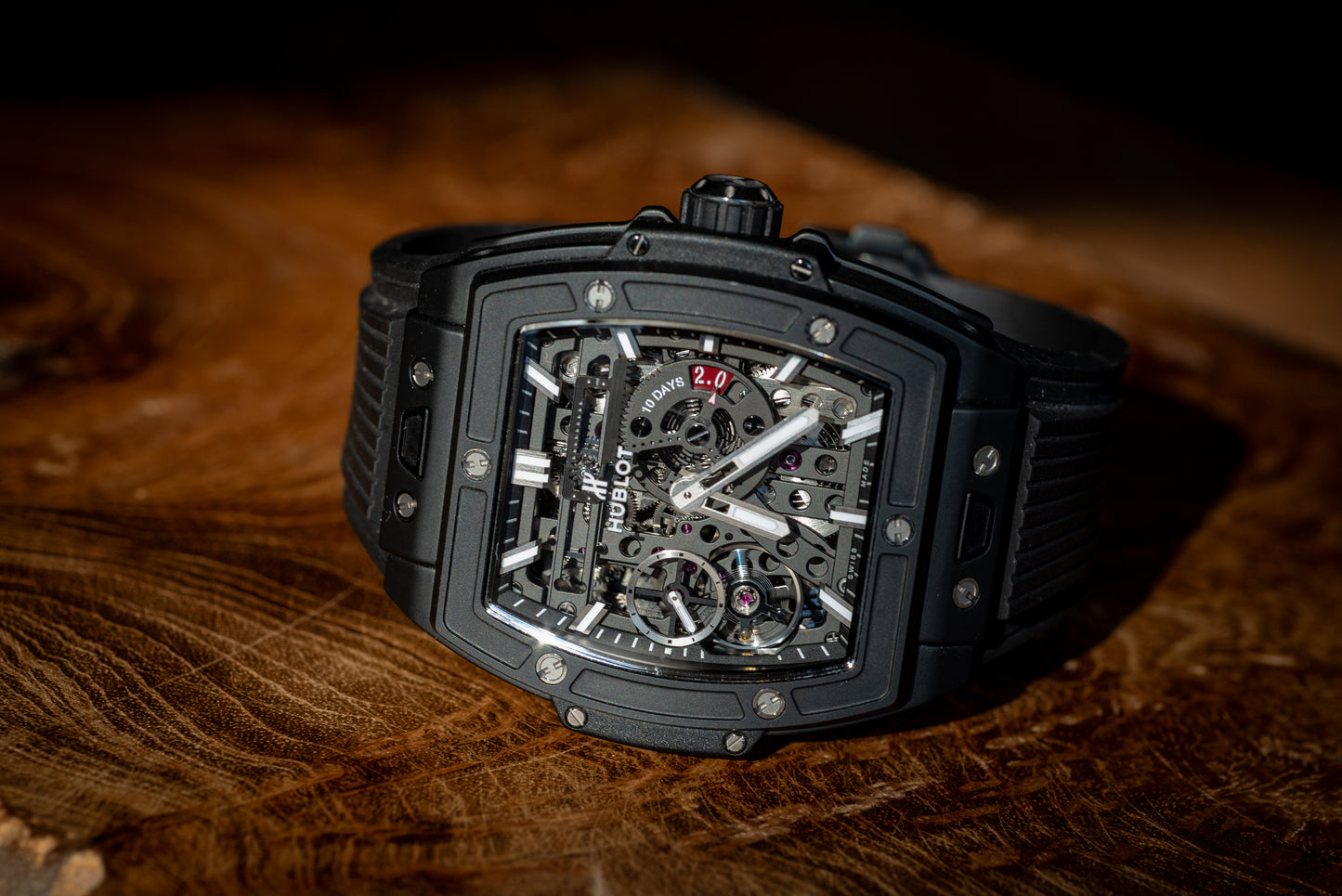 Hublot 2025 Spirit of Big Bang Meca-10 MSRP $31,200 Box And Papers Ref 614.CI.1170.RX