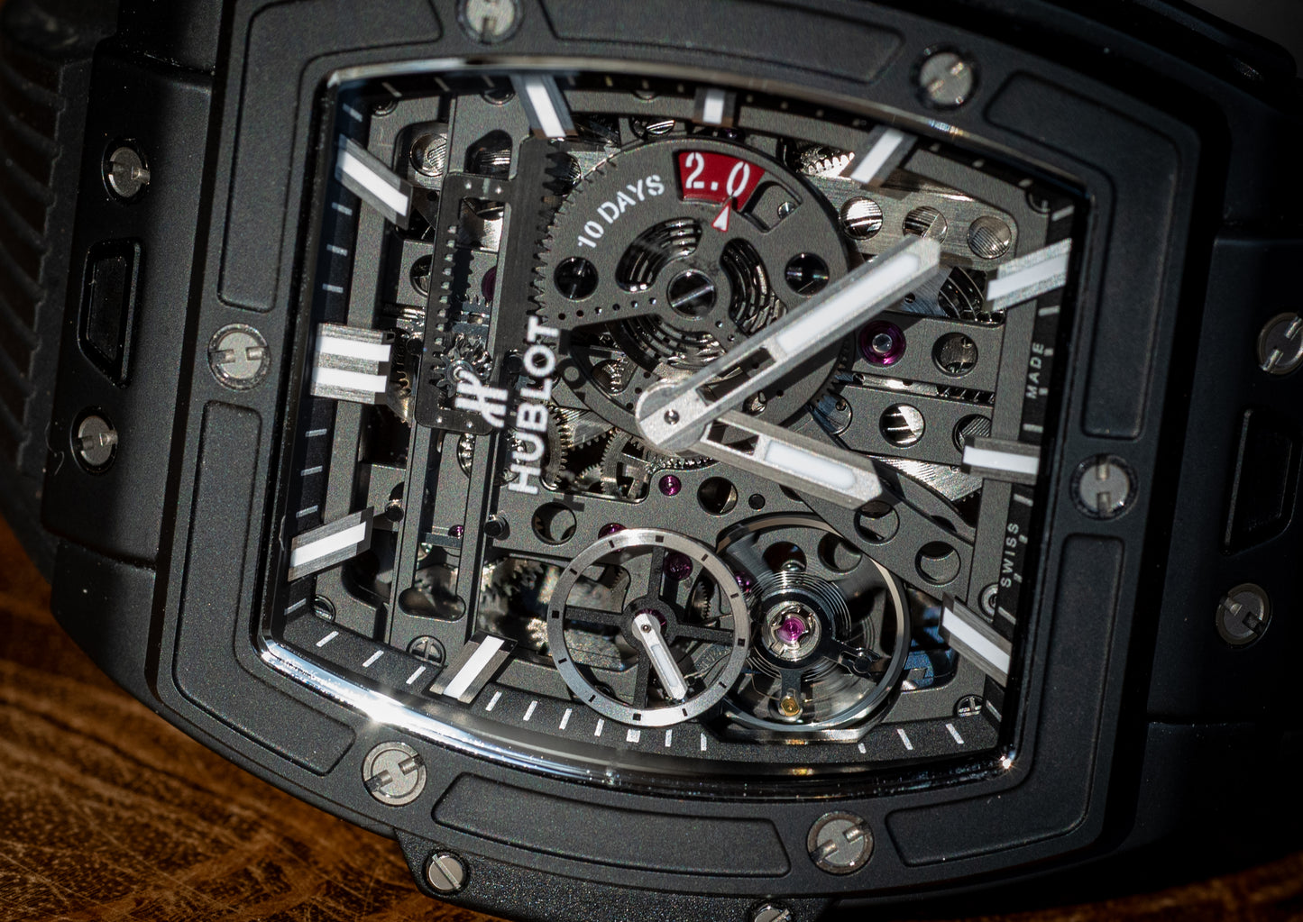 Hublot 2025 Spirit of Big Bang Meca-10 MSRP $31,200 Box And Papers Ref 614.CI.1170.RX