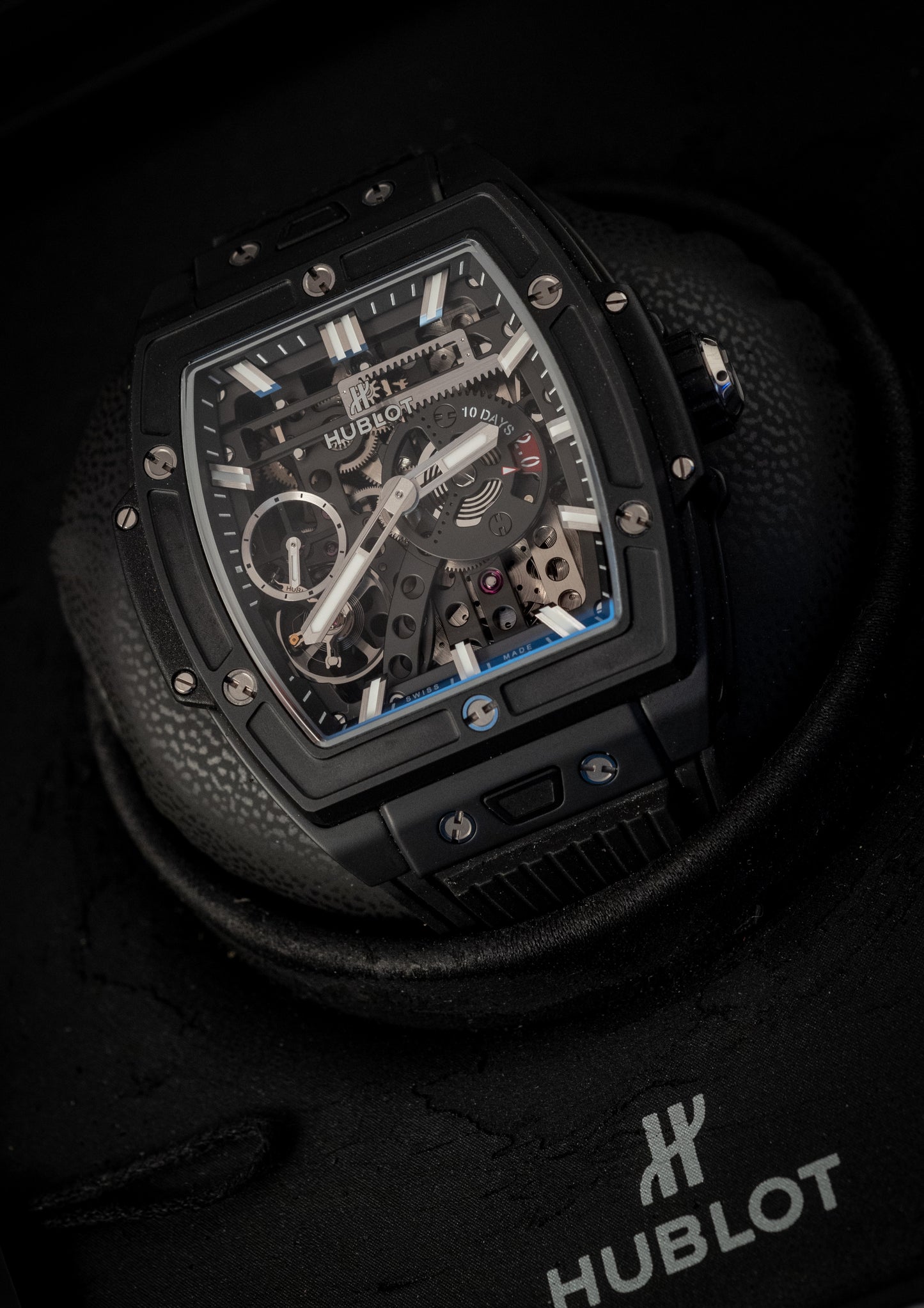 Hublot 2025 Spirit of Big Bang Meca-10 MSRP $31,200 Box And Papers Ref 614.CI.1170.RX
