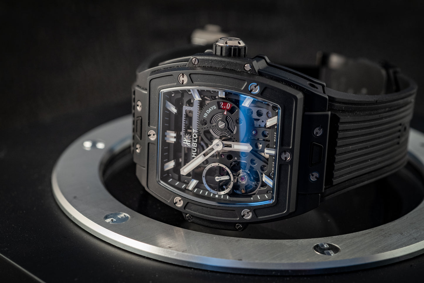 Hublot 2025 Spirit of Big Bang Meca-10 MSRP $31,200 Box And Papers Ref 614.CI.1170.RX