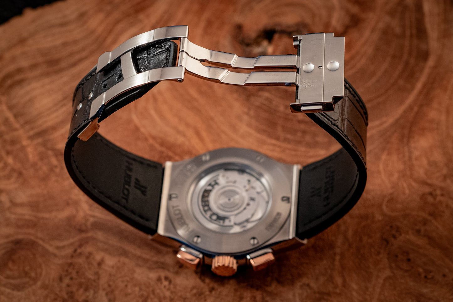 Hublot Classic Fusion Chronograph 45MM King Rose Gold Titanium 2024 E Warranty Papers Reference 521.NO.1181.LR