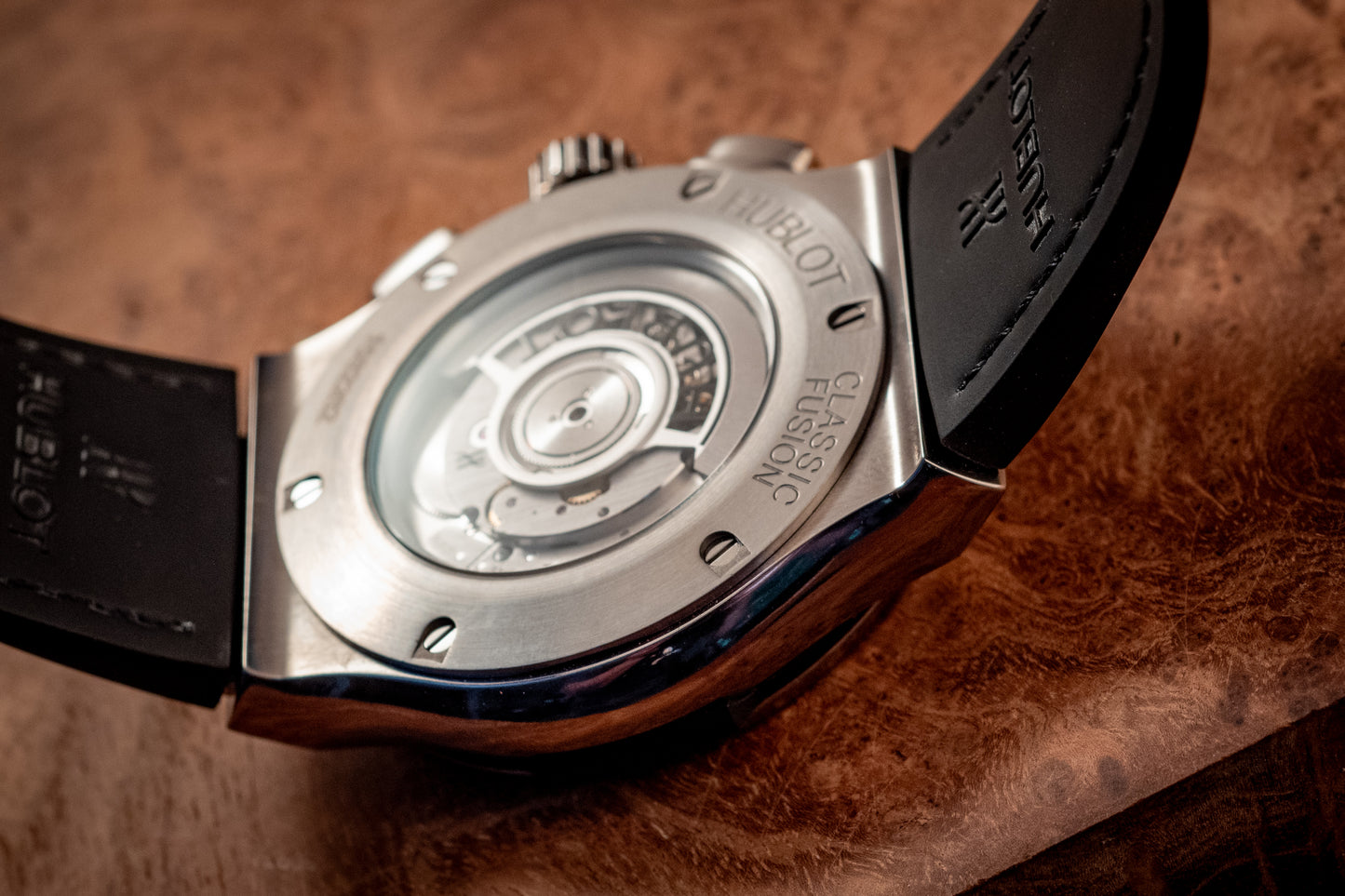 Hublot Classic Fusion Chronograph 45MM Titanium Racing Grey 2024 E Warranty Papers Reference 521.NX.7071.LR