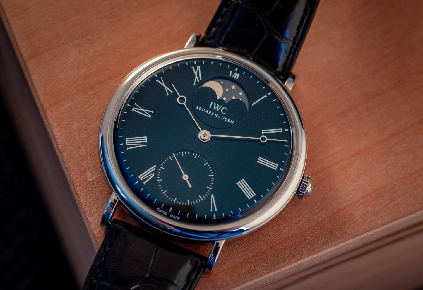 IWC Portofino Hand-Wound 46MM Full Set Box And Papers Ref IW544801